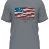 Kid's Ariat Flagscape T-Shirt -Ariat BoysFlagscape Grey Htr10042806