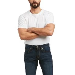 Ariat M8 Modern Stretch 3D Calero Slim Leg -Ariat F21 MNS WEST 10036872 full