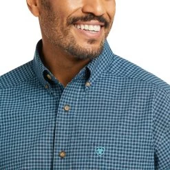 Ariat Pro Series Pawel Stretch Classic Fit Shirt -Ariat F21 MNS WEST 10037049 detail01
