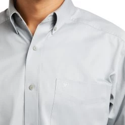 Ariat Solid Twill Classic Fit Shirt -Ariat F21 MNS WEST 10037535 detail01