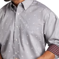 Ariat Wrinkle Free Alvin Classic Fit Shirt 7 Ariat Wrinkle Free Alvin Classic Fit Shirt -Ariat F21 MNS WEST 10038078 detail01