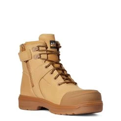 Ariat Men's Turbo Hamersley 6" Side Zip Carbon Toe -Ariat F21 MNS WORK 10035960 medial