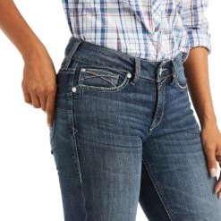 Ariat R.E.A.L.™ High Rise Destiny Straight Leg -Ariat F21 WEST WMS 10037685 detail02