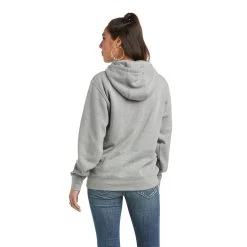 Ariat REAL Arm Logo Hoodie -Ariat F21 WMS WEST 10037579 back