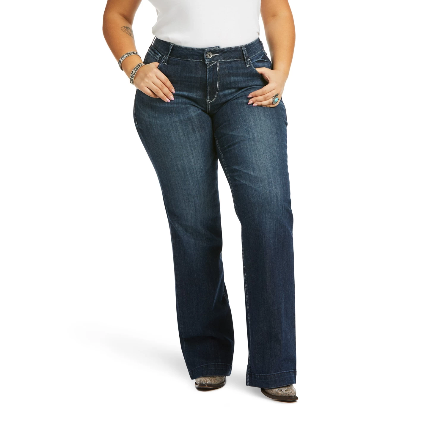 Ariat Trouser Mid Rise Melanie Wide Leg 4 Ariat Trouser Mid Rise Melanie Wide Leg - Image 2