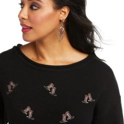Ariat All Boots Sweatshirt -Ariat F21 WMS WEST 10037896 detail01