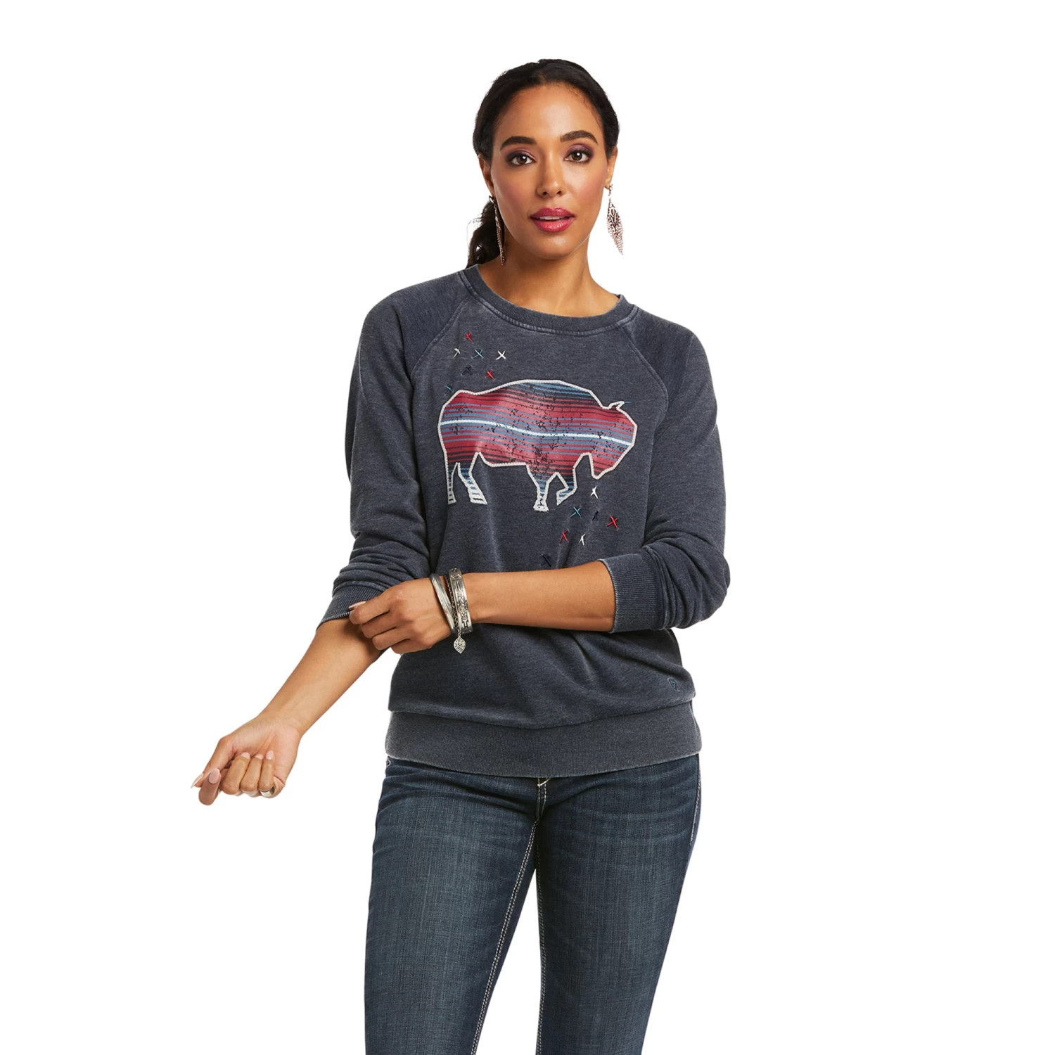 Ariat Heather FT Sweatshirt 3 Ariat Heather FT Sweatshirt