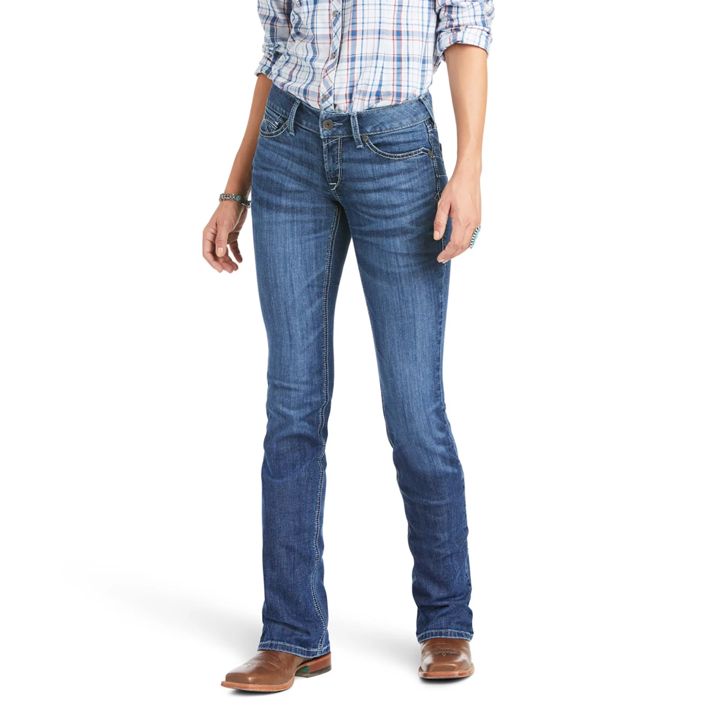 Ariat R.E.A.L. Mid Rise Kylee Boot Cut 3 Ariat R.E.A.L. Mid Rise Kylee Boot Cut