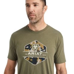 Ariat Camo Badge T-Shirt -Ariat F22 MNS WEST 10042769 detail01