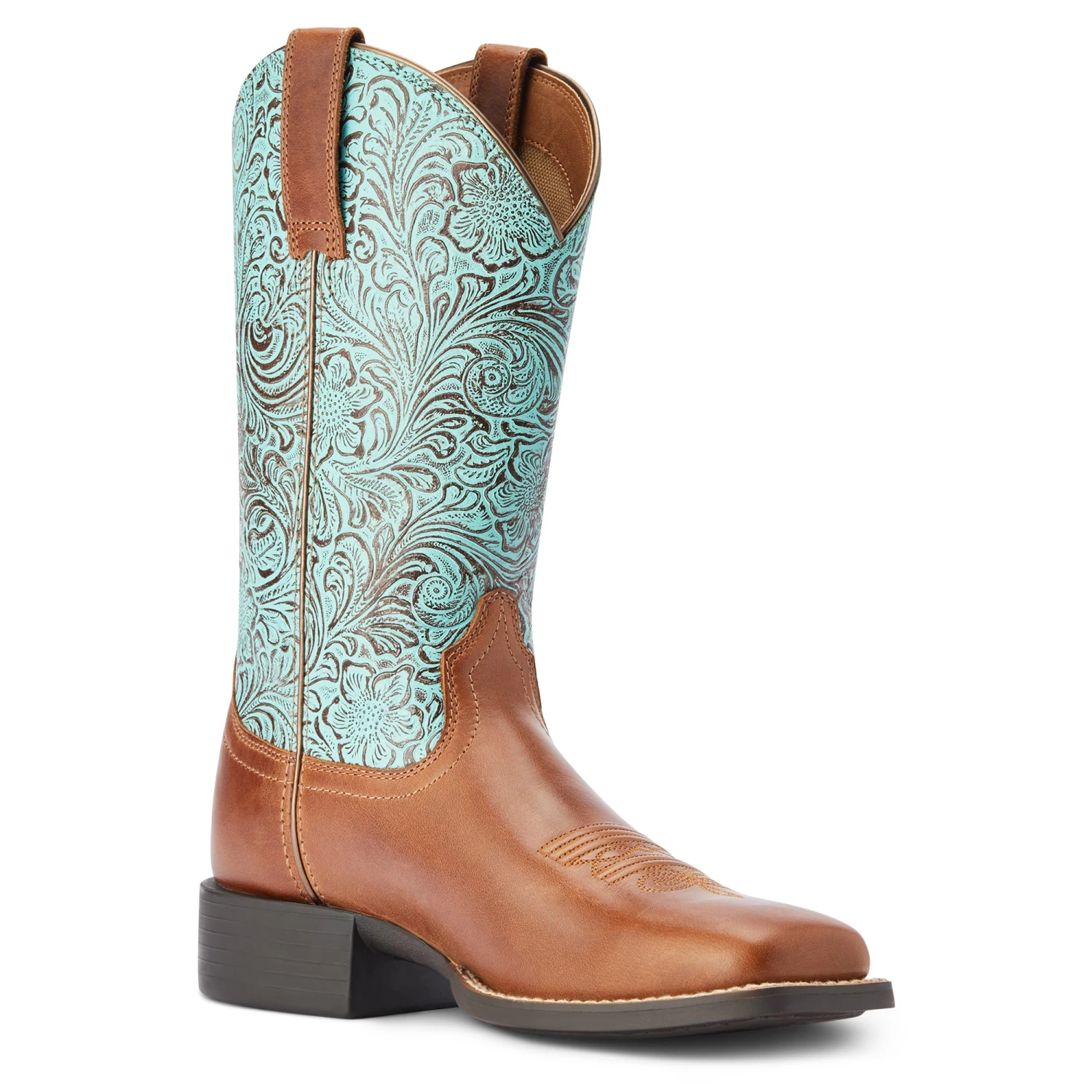 Ariat Women's Round Up Wide Square Toe 8 Ariat Women's Round Up Wide Square Toe - Image 6