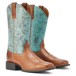 Ariat Women's Round Up Wide Square Toe 13 Ariat Women's Round Up Wide Square Toe -Ariat F22 WMS WEST 10042534 pair