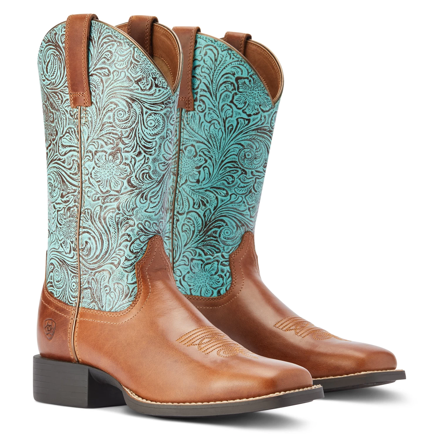 Ariat Women's Round Up Wide Square Toe 7 Ariat Women's Round Up Wide Square Toe - Image 5