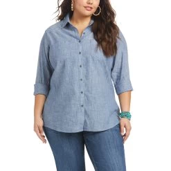 Ariat REAL Billie Jean Shirt -Ariat S21 WMS WEST 10035541 front plus