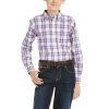 Ariat Pro Series Boston Classic Fit Shirt 2 Ariat Pro Series Boston Classic Fit Shirt -Ariat S21 YTH WEST 10036413 front