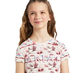 Ariat Girl's REAL Yuma Print Graphic Tee -Ariat S22 GLS WEST 10039503 detail01