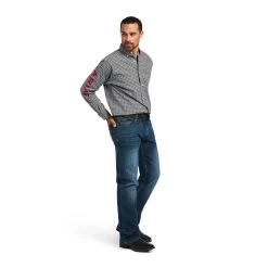 Ariat Team Russ Classic Fit Shirt -Ariat S22 MNS WEST 10039242 full