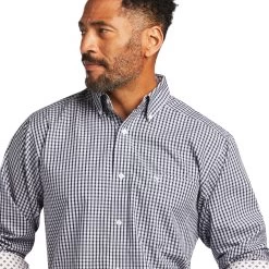 Ariat Wrinkle Free Dandre Fitted Shirt -Ariat S22 MNS WEST 10039687 detail01