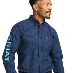 Ariat Pro Series Team Sully Fitted Shirt 9 Ariat Pro Series Team Sully Fitted Shirt -Ariat S22 MNS WEST 10039693 detail02