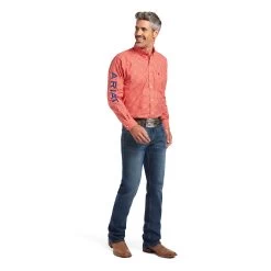 Ariat Pro Series Team Percey Classic Fit Shirt -Ariat S22 MNS WEST 10039732 full