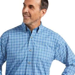 Ariat Pro Series Quinn Stretch Classic Fit Shirt -Ariat S22 MNS WEST 10039743 detail01