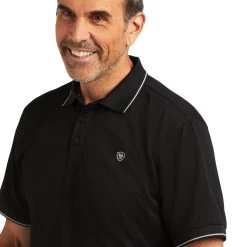 Ariat Logo Fitted Polo -Ariat S22 MNS WEST 10039797 detail01