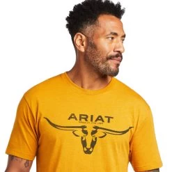 Ariat Bred In The USA T-Shirt -Ariat S22 MNS WEST 10039926 detail01