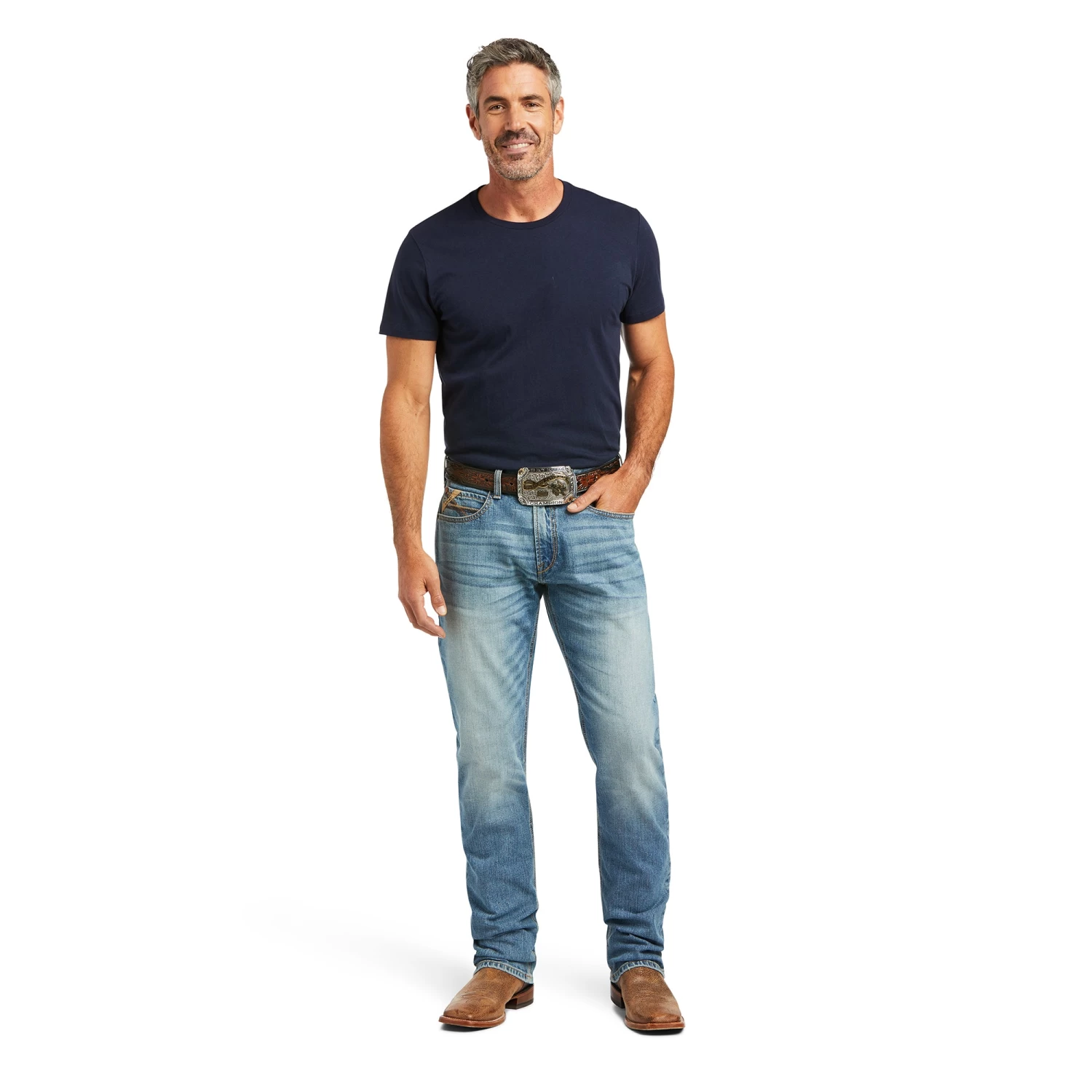 Ariat M4 Relaxed Stretch Abel Stackable Straight Leg 8 Ariat M4 Relaxed Stretch Abel Stackable Straight Leg - Image 6