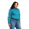 Ariat Team Kirby Stretch Shirt -Ariat S22 WMS WEST 10039455 front plus