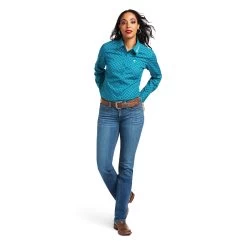 Ariat Team Kirby Stretch Shirt -Ariat S22 WMS WEST 10039455 full