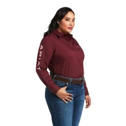 Ariat Team Kirby Stretch Shirt -Ariat S22 WMS WEST 10039458 front plus