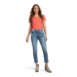 Ariat Boyfriend High Rise Jordana Straight Leg 10 Ariat Boyfriend High Rise Jordana Straight Leg -Ariat S22 WMS WEST 10039595 full