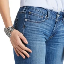 Ariat R.E.A.L. Mid Rise Arrow Fit Catherine Straight Leg -Ariat S22 WMS WEST 10039605 detail01
