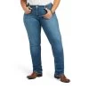 Ariat R.E.A.L. Mid Rise Arrow Fit Catherine Straight Leg -Ariat S22 WMS WEST 10039605 front plus