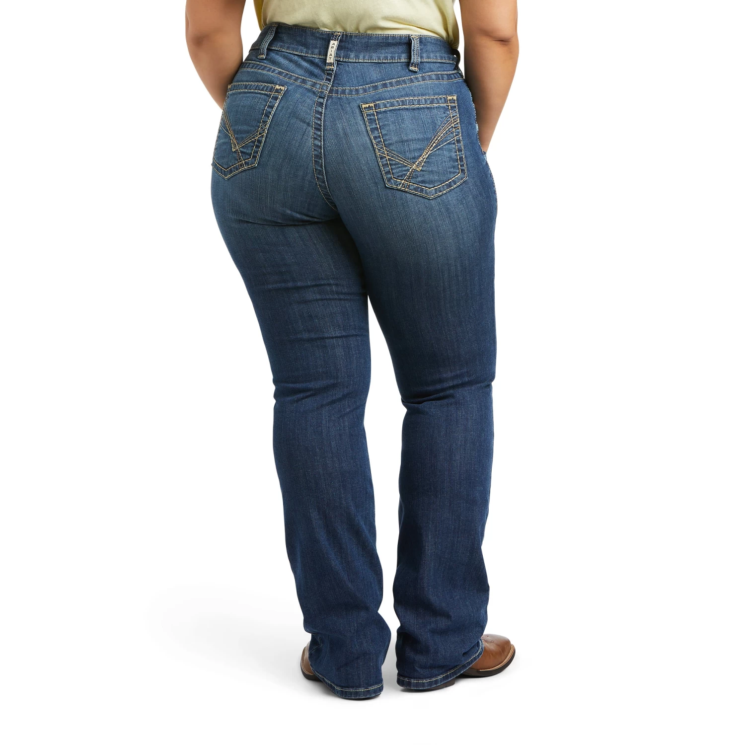 Ariat R.E.A.L. Mid Rise Arrow Fit Virginia Boot Cut 5 Ariat R.E.A.L. Mid Rise Arrow Fit Virginia Boot Cut - Image 3