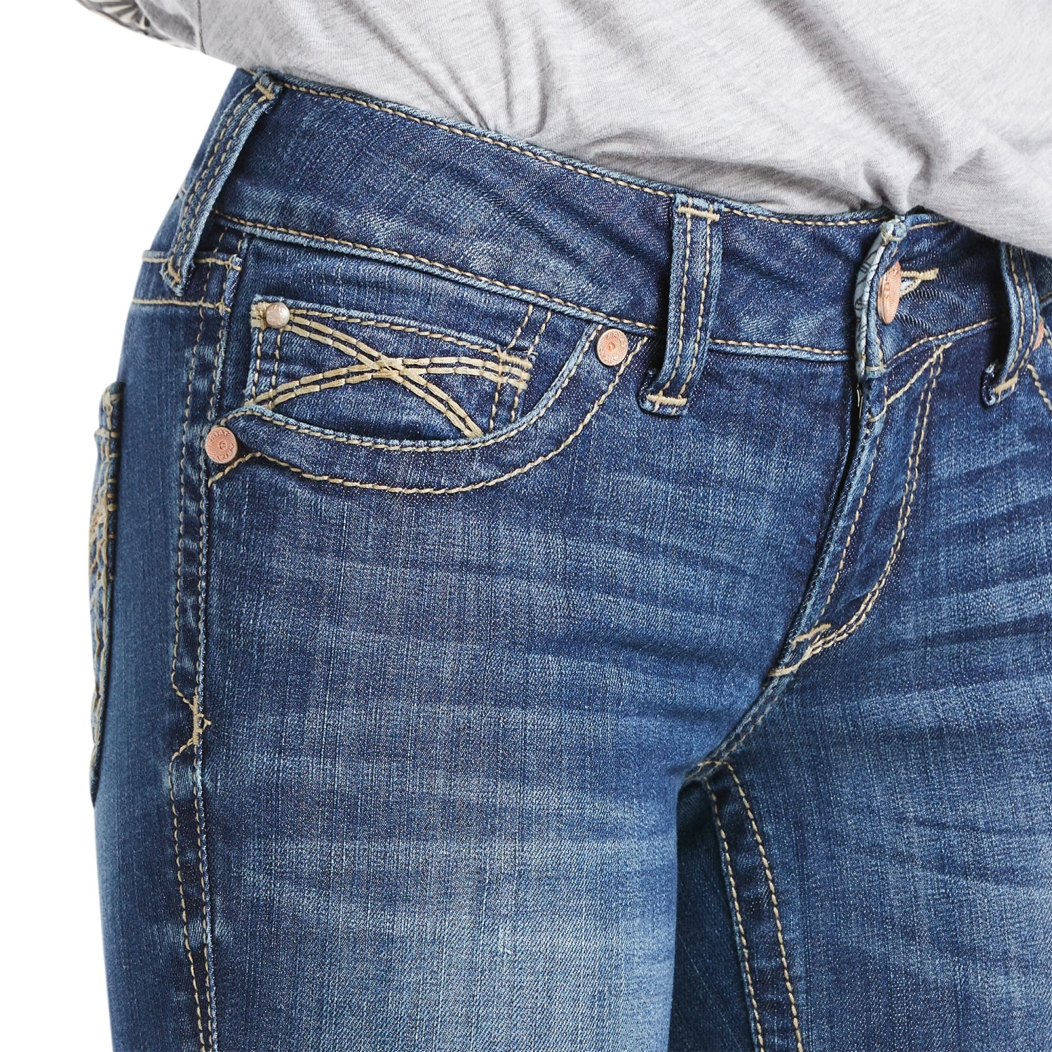 Ariat R.E.A.L. Mid Rise Arrow Fit Virginia Boot Cut 8 Ariat R.E.A.L. Mid Rise Arrow Fit Virginia Boot Cut - Image 6