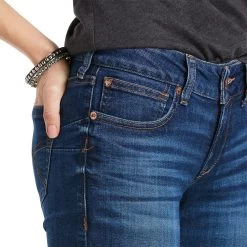 Ariat R.E.A.L. Mid Rise Candace Straight Leg -Ariat S22 WMS WEST 10039608 detail01