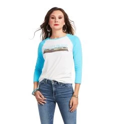 Ariat REAL Long Live Baseball Tee