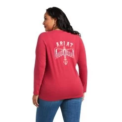 Ariat REAL Serape Thunderbird Tee -Ariat S22 WMS WEST 10039781 back plus