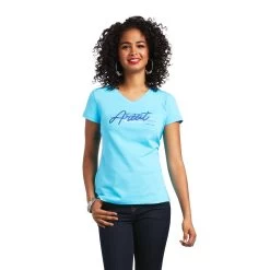 Ariat REAL Logo Script Classic Fit Tee
