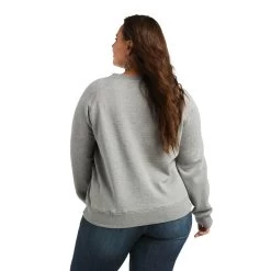 Ariat REAL Pacific Steerhead Sweatshirt -Ariat S22 WMS WEST 10039792 back plus