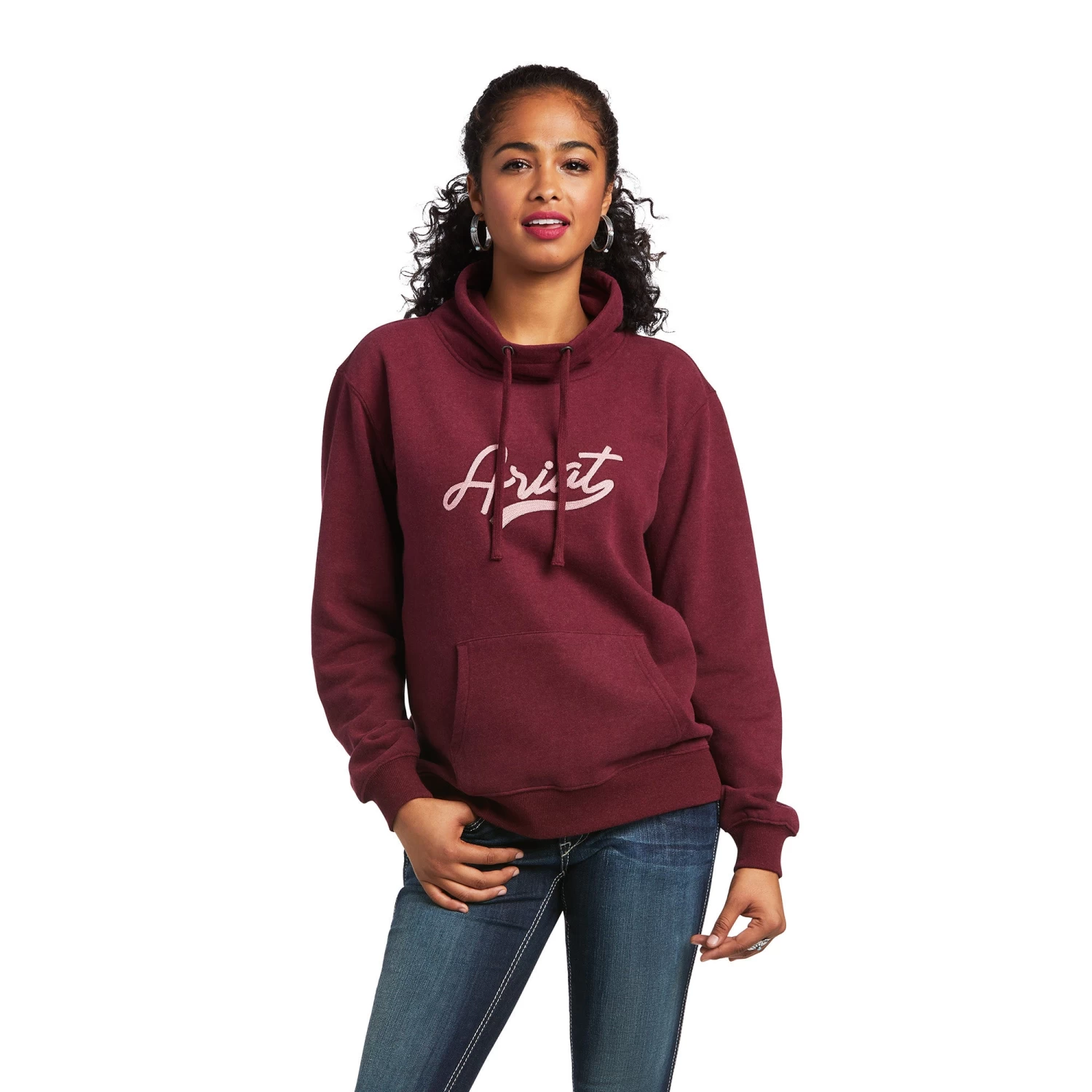 Ariat REAL Logo High Neck Sweatshirt 3 Ariat REAL Logo High Neck Sweatshirt