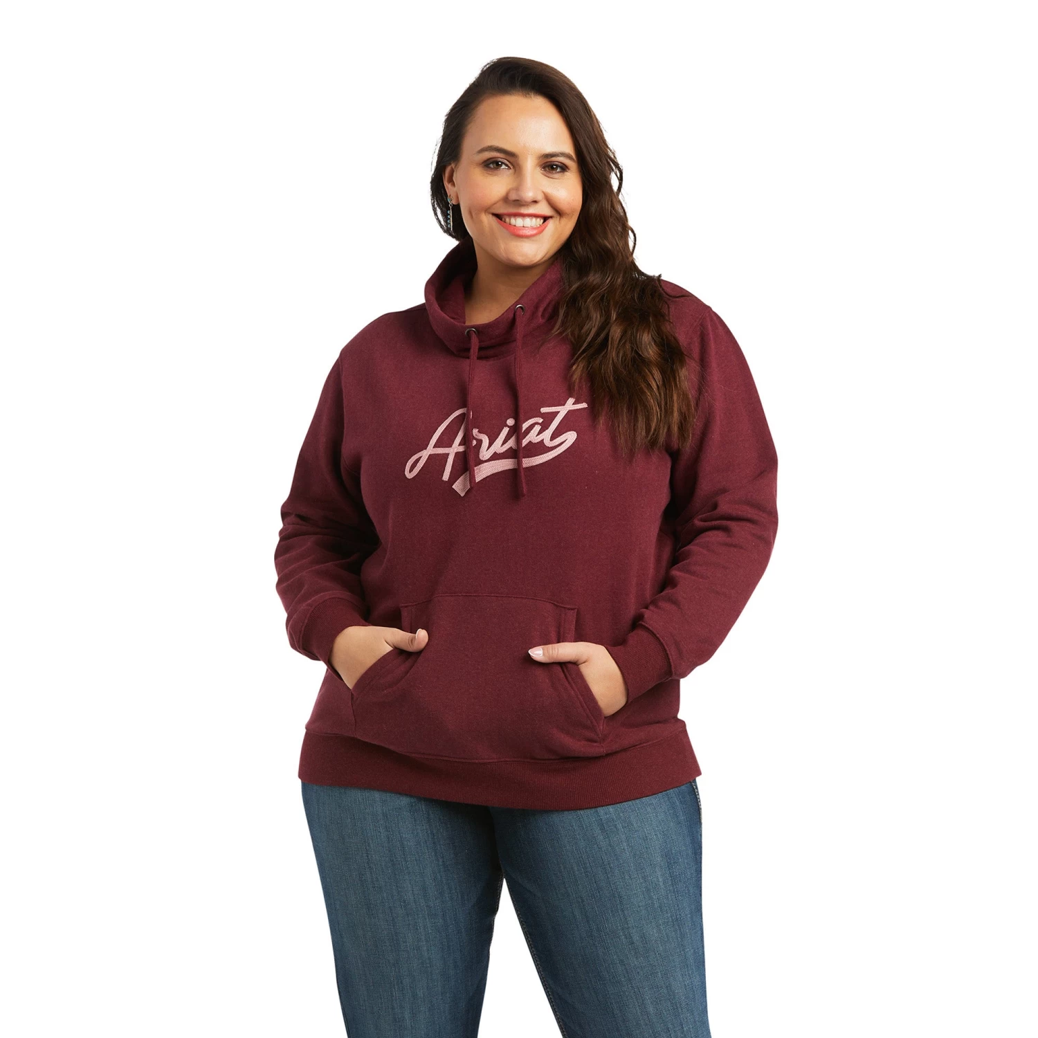 Ariat REAL Logo High Neck Sweatshirt 7 Ariat REAL Logo High Neck Sweatshirt - Image 5
