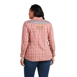Ariat REAL Antique Thunderbird Shirt 12 Ariat REAL Antique Thunderbird Shirt -Ariat S22 WMS WEST 10039844 back plus