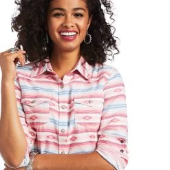 Ariat REAL Watercolor Serape Shirt -Ariat S22 WMS WEST 10039845 detail01