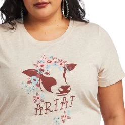 Ariat REAL Moo Tee -Ariat S22 WMS WEST 10040627 detail02