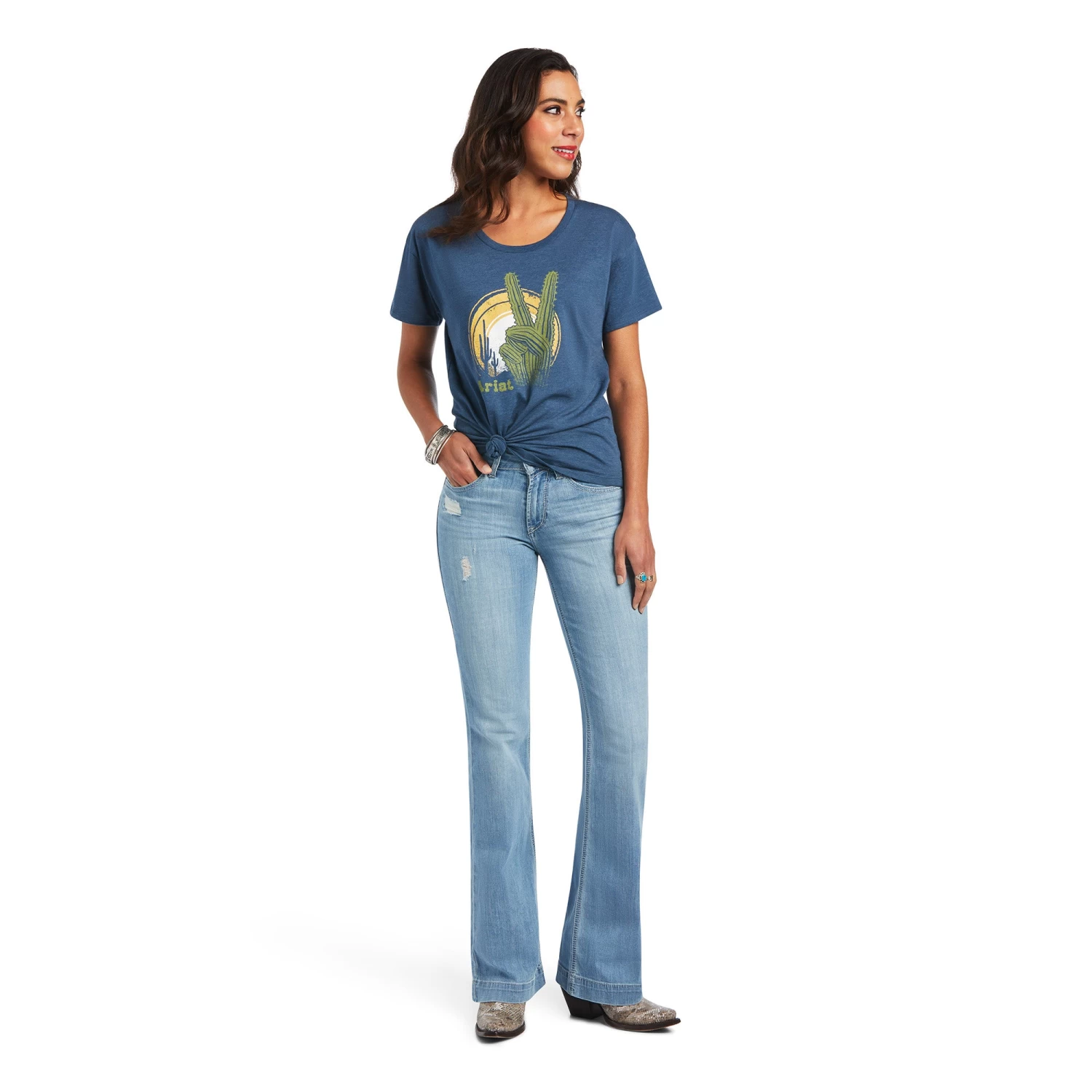 Ariat Cactus Peace Tee 5 Ariat Cactus Peace Tee - Image 3