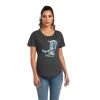 Ariat Soaring Boot Tee 1 Ariat Soaring Boot Tee -Ariat S22 WMS WEST 10040963 front