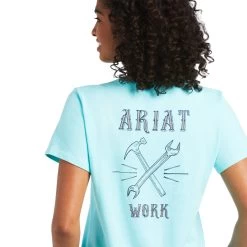 Ariat Rebar Cotton Strong Wrench Graphic T-Shirt 7 Ariat Rebar Cotton Strong Wrench Graphic T-Shirt -Ariat S22 WMS WORK 10039206 detail01