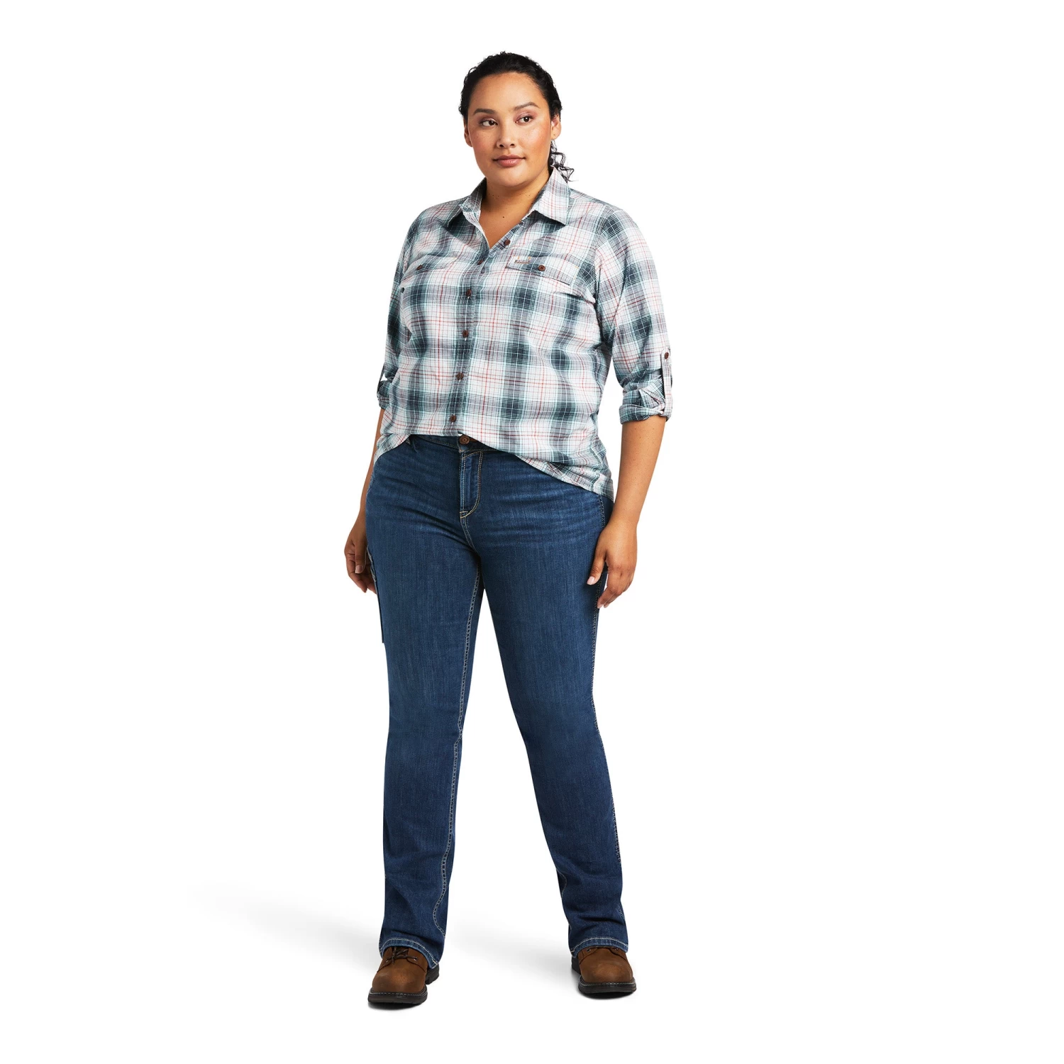 Ariat Rebar Made Tough Durastretch Work Shirt 6 Ariat Rebar Made Tough Durastretch Work Shirt - Image 4